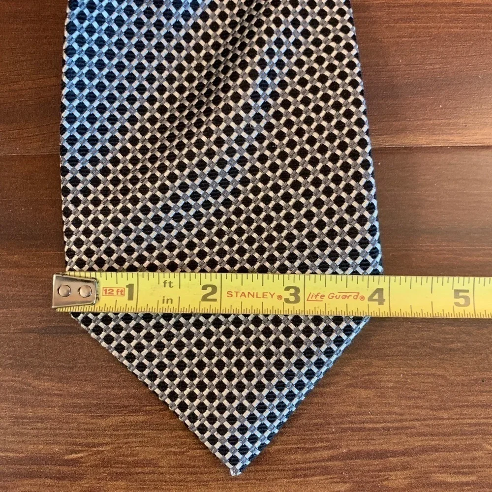 NAUTICA Silk Geometric Pattern Necktie